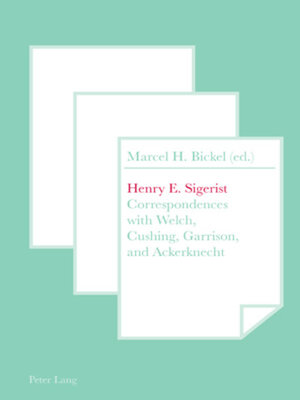 cover image of Henry E. Sigerist